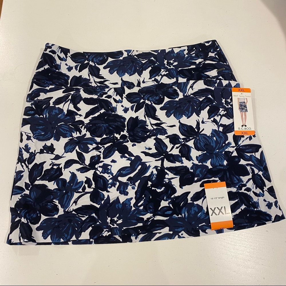 S.c.&co. Floral skort